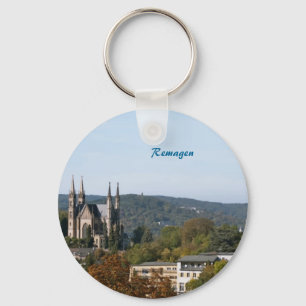 Apollinaris church in Remagen, Germany Keychain