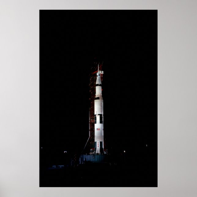 Apollo 10 on the Launch Pad Poster (Front)