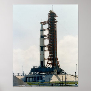 Apollo 10 on the Launch Pad Poster