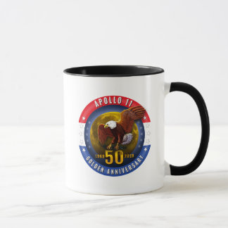 Apollo 11 50th Anniversary Patriotic Moon Eagle - Mug
