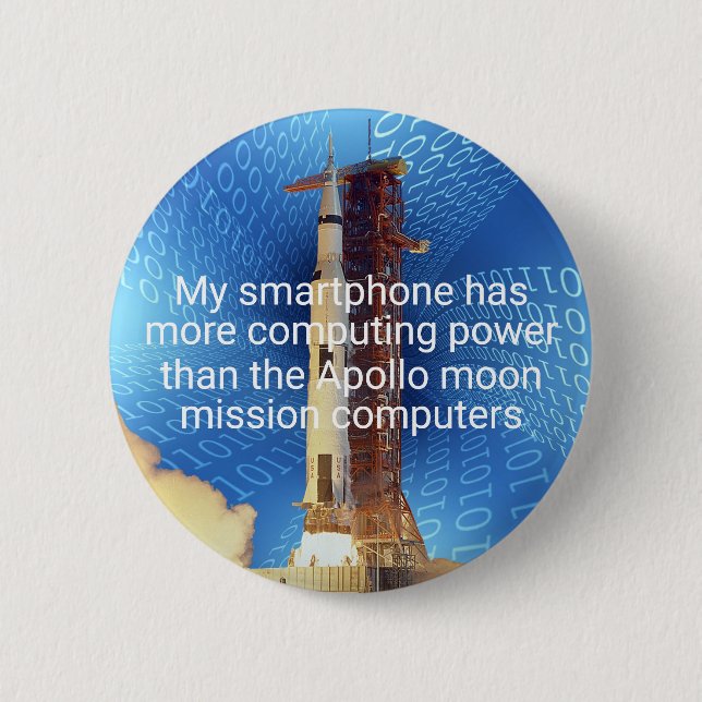 Apollo 11 Computing Power Button (Front)