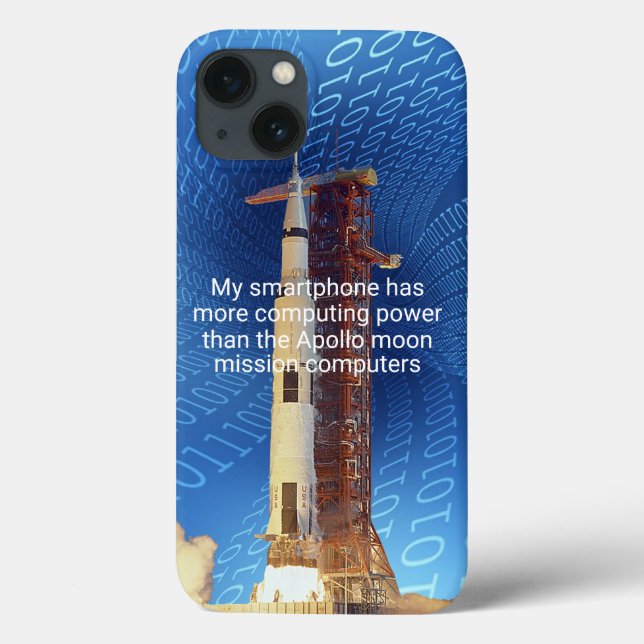 Apollo 11 Computing Power Case-Mate iPhone Case (Back)