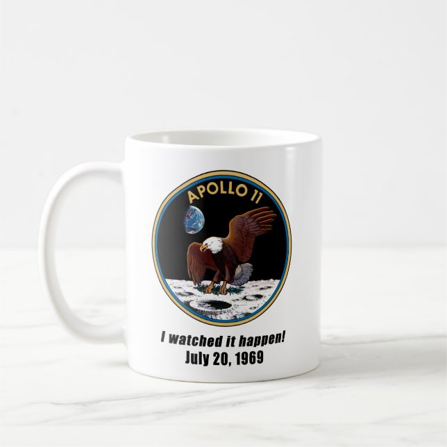 Apollo 11 I watched it happen Coffee Mug (Left)