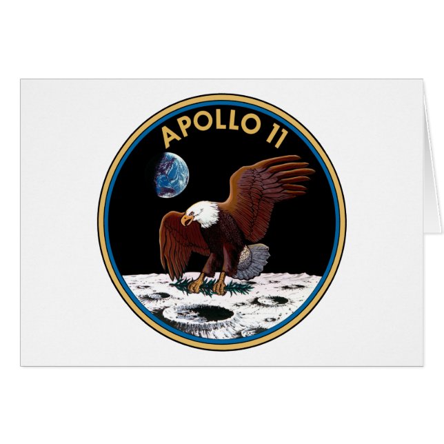Apollo 11 insignia cards (Front Horizontal)