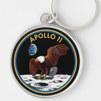 Apollo 11 insignia keychain