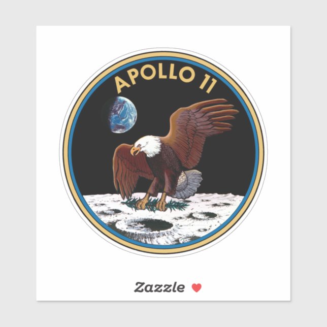 Apollo 11 insignia sticker (Sheet)