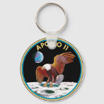 Apollo 11 Keychain at Zazzle