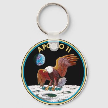 Apollo 11 Keychain by Dozzle at Zazzle
