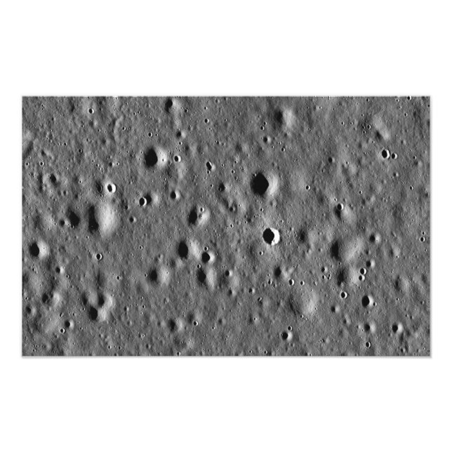Apollo 11 landing site photo print (Front)