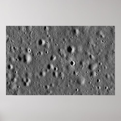 Apollo 11 landing site poster