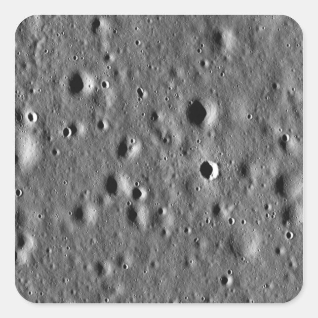 Apollo 11 landing site square sticker (Front)