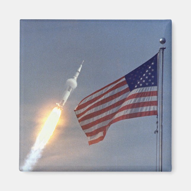 Apollo 11 Launch Magnet (Front)