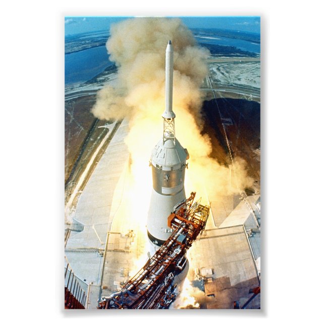 Apollo 11 Launch Photo Print (Front)