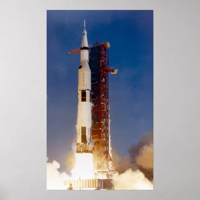 Apollo 11 Launch Poster | Zazzle