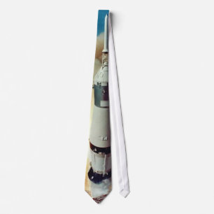 Apollo 11 Lift Off Tie