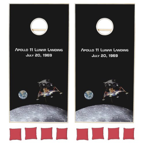 Apollo 11 Lunar Landing Cornhole Set