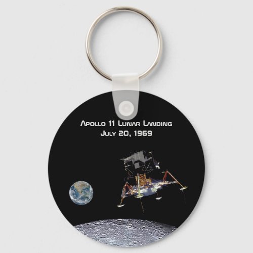 Apollo 11 Lunar Landing Keychain