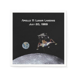 Apollo 11 Lunar Landing Napkins