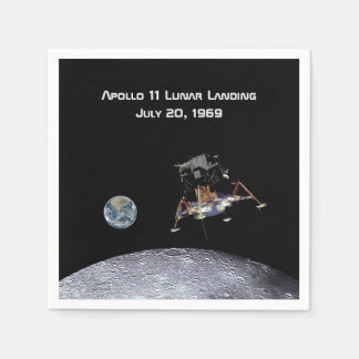 Apollo 11 Lunar Landing Napkins