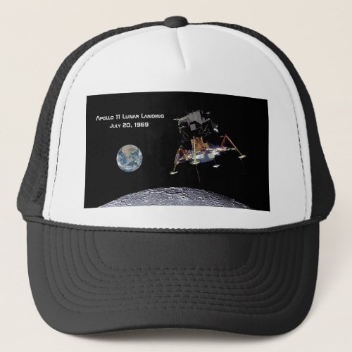 Apollo 11 Lunar Landing Trucker Hat