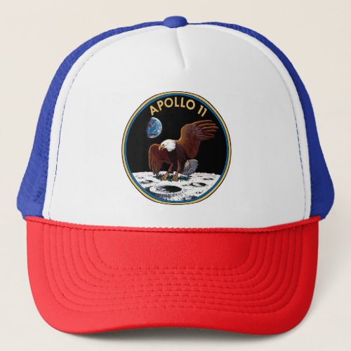 Apollo 11 Mission Patch  Trucker Hat