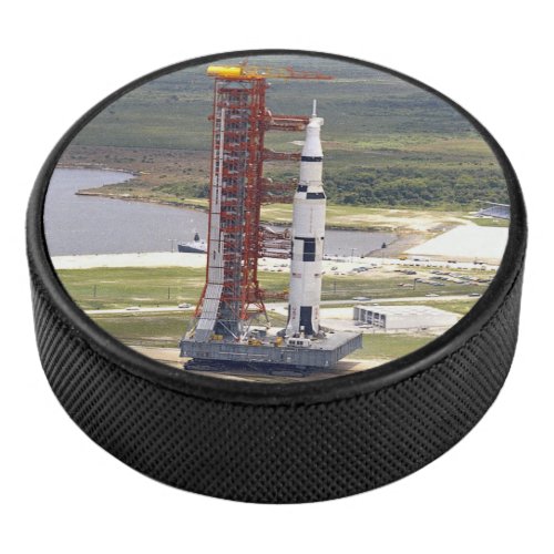 Apollo 11 Mission to the Moon Anniversary Hockey Puck