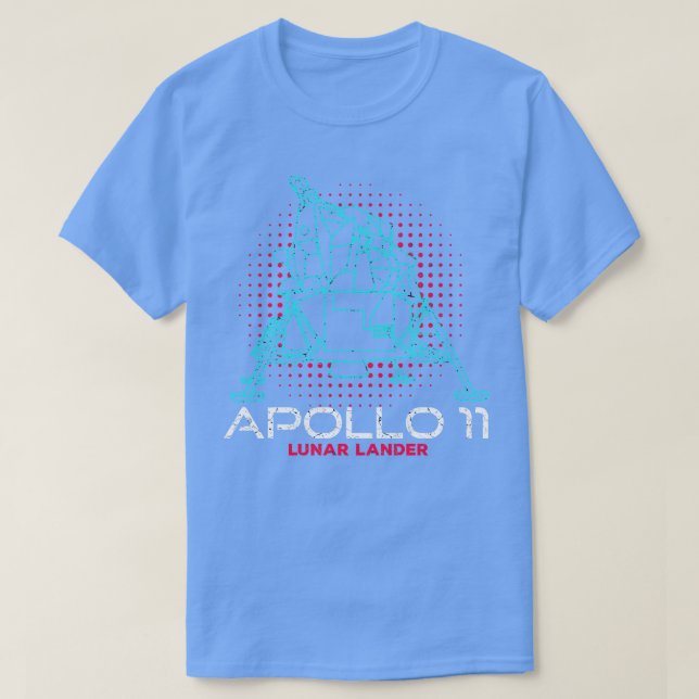 Apollo 11 Moon Lander 1 T-Shirt (Design Front)
