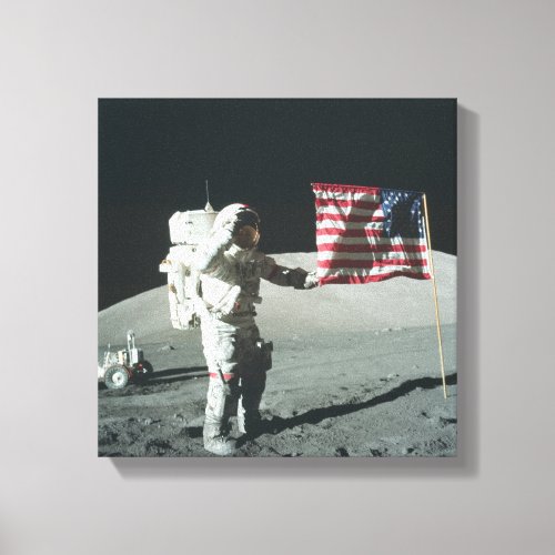 Apollo 11 Moon landing canvas print