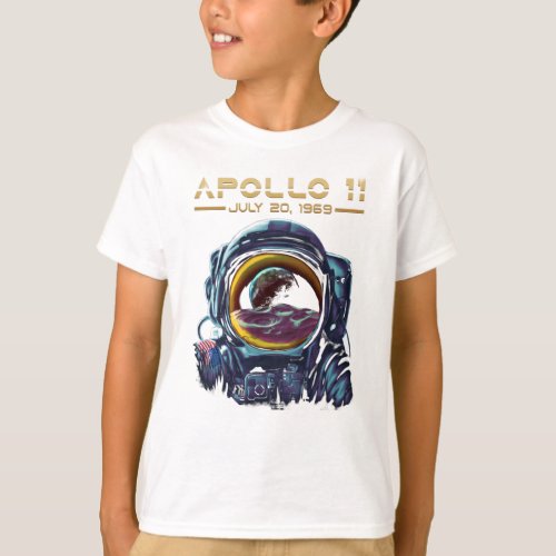 Apollo 11 NASA Space Astronaut Design T_Shirt