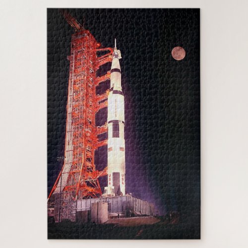 Apollo 11 Saturn V Rocket Jigsaw Puzzle