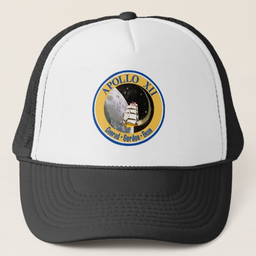Apollo 12 Back to the Moon Trucker Hat