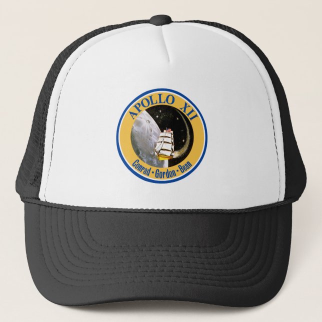 Apollo 12: Back to the Moon! Trucker Hat (Front)