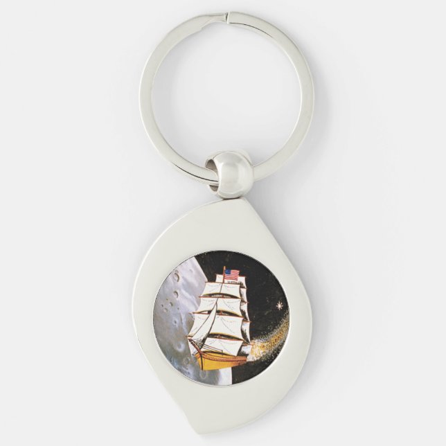 Apollo 12 Mission Patch Logo Keychain (Front)