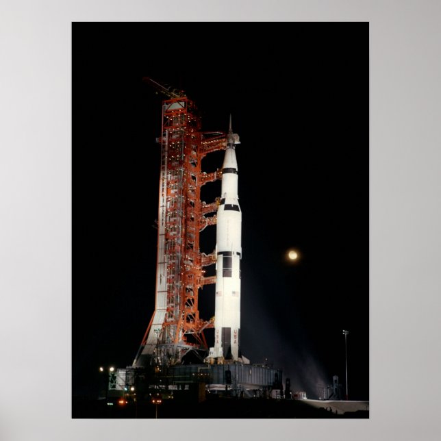 Apollo 12 on the Launch Pad Poster (Front)