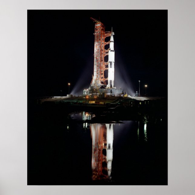 Apollo 12 on the Launch Pad Poster (Front)