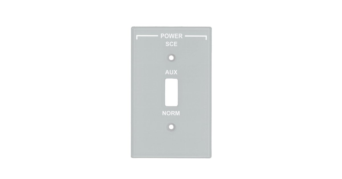 Apollo 12 Sce To Aux Light Switch Cover Zazzle