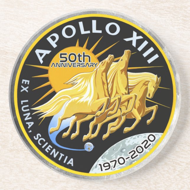 Apollo 13 50th Anniversary 1970 - 2020 Coaster (Front)