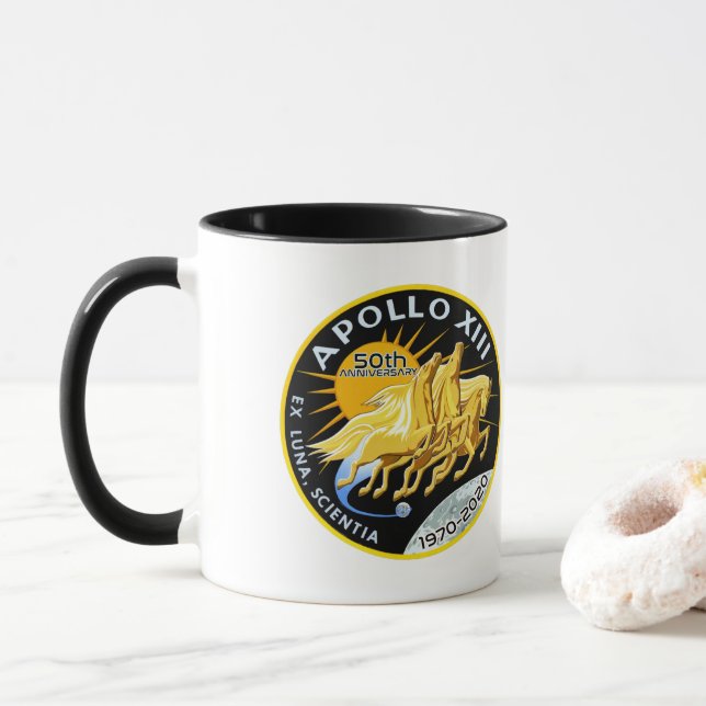 Apollo 13 50th Anniversary 1970 - 2020 Mug (With Donut)