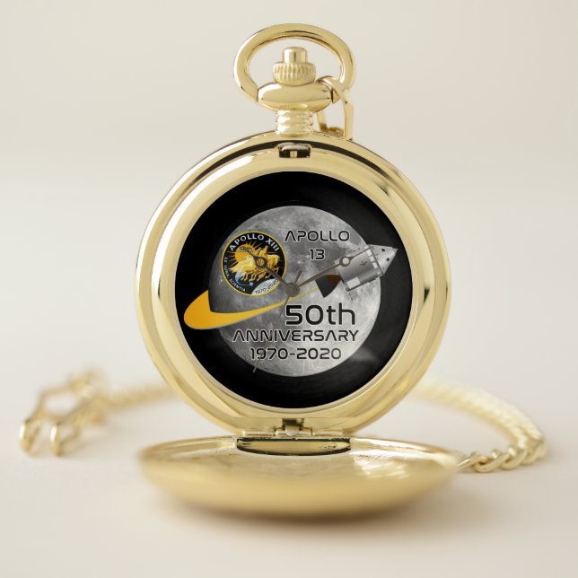 Apollo 13 - 50th Anniversary Pocket Watch (Inside)
