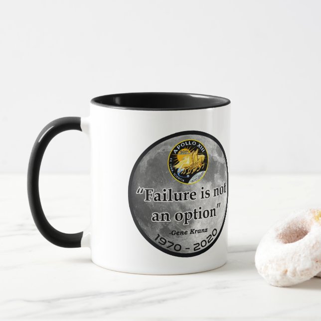 Apollo 13 - Failure Is Not An Option Mug (With Donut)