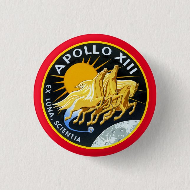 Apollo 13-insignia    button (Front)