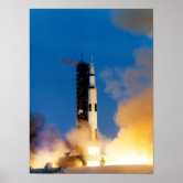 Apollo 13 Launch Poster 24x36