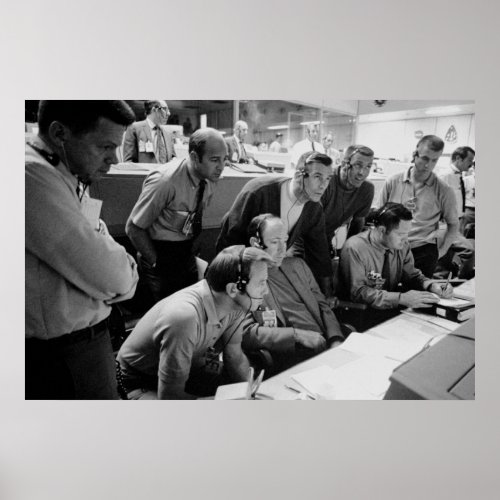 Apollo 13 Mission Operations Control Room Poster