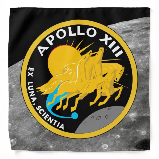 Apollo 13 NASA Mission Patch Logo Bandana (Front)