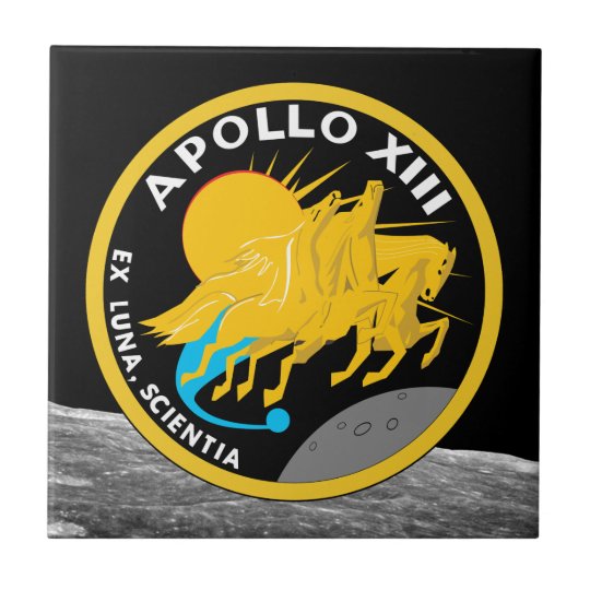 Apollo 13 Nasa Mission Patch Logo Tile 