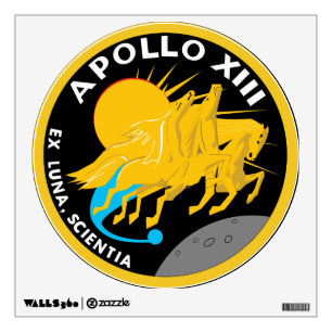 Apollo 13 NASA Mission Patch Logo Wall Sticker