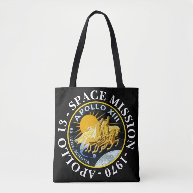 Apollo 13 Space Mission 1970 Insignia Tote Bag (Front)