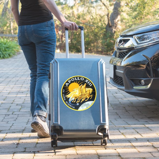 Apollo 13 sticker (Suitcase Insitu)