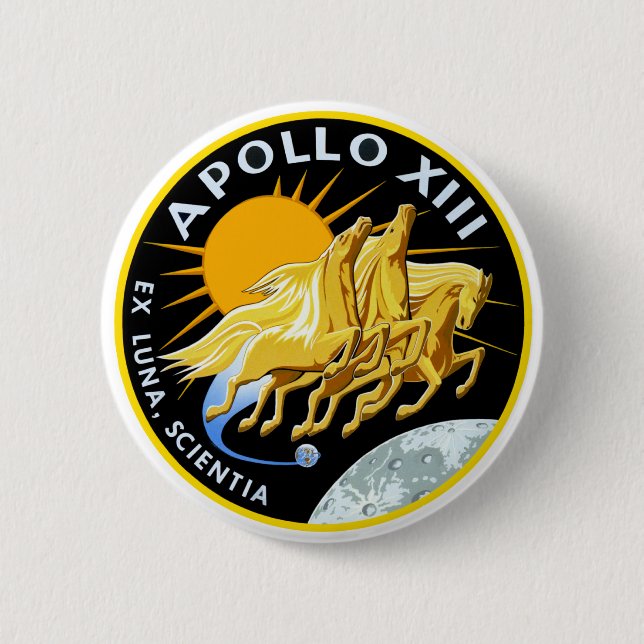Apollo 13: Survival Pinback Button (Front)