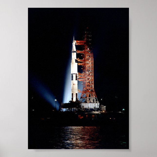 Apollo 14 on the Launch Pad Poster (Front)